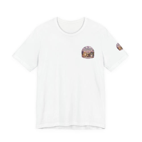 Furever Country Hearts Poms shirt | Pomeranian dog tee, paw print design